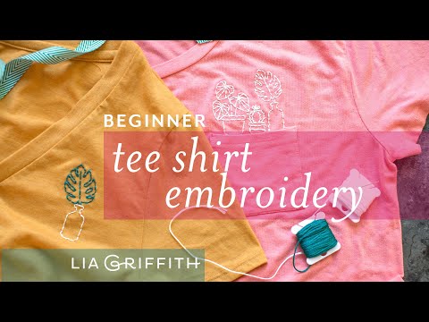 Quick and Easy DIY Embroidered Shirt Tutorial!