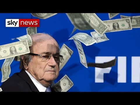 Sepp Blatter Has Money Thrown At Him By Lee Nelson