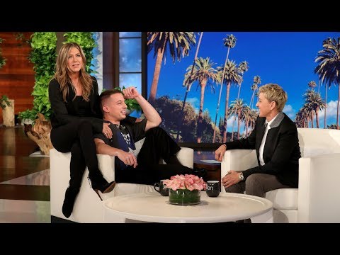 Charlie Puth Gets a Surprise from Jennifer Aniston