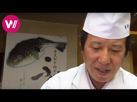 Fugu | how to prepare the deadly pufferfish as shown by &quot;Uosei&quot; chef Rikizo Okamoto | Tokyo