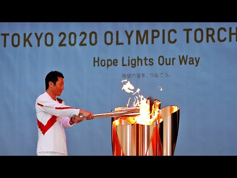 Tokyo 2020 Olympic torch begins long journey across Japan