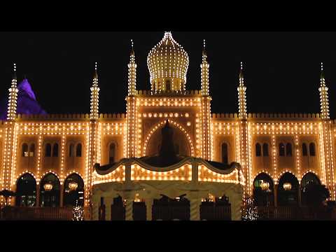 Tivoli Gardens in Copenhagen, Denmark