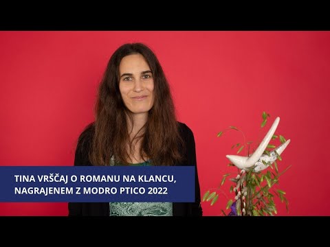 Tina Vrščaj o romanu Na Klancu, dobitniku nagrade modra ptica 2022