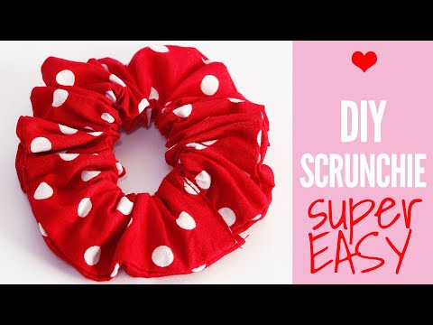 How to Make a Scrunchie | DIY Scrunchie Tutorial