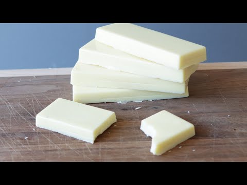 How to Make White Chocolate | Homemade White Chocolate Recipe 3 Ingredients