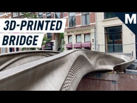 The World’s Very First 3D-Printed Bridge is Open in Amsterdam | Mashable