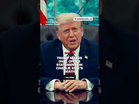Trump makes Oval Office statement on Charlie Kirk’s death