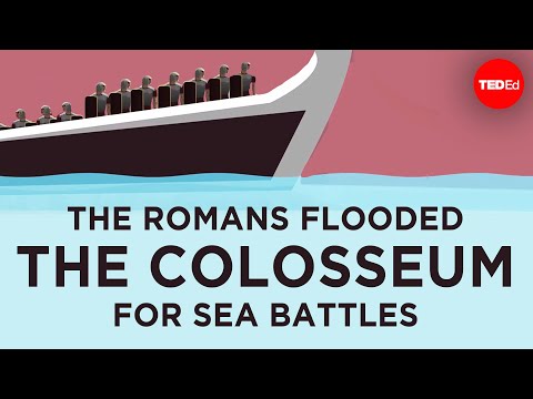 The Romans flooded the Colosseum for sea battles - Janelle Peters