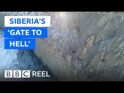 Siberia&#039;s &#039;gate to hell&#039; is getting bigger - BBC REEL