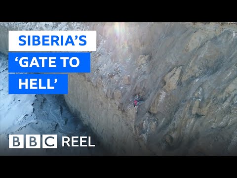 Siberia&#039;s &#039;gate to hell&#039; is getting bigger - BBC REEL