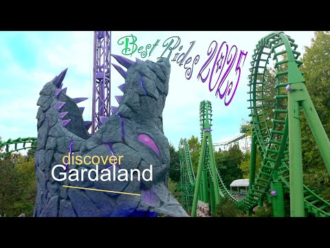 Gardaland Top 10+ Rides 2024/2025 . Italy 🇮🇹