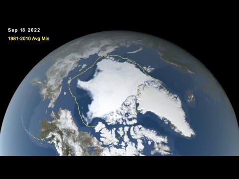 2022 Arctic Summer Sea Ice Tied for 10th-Lowest on Record