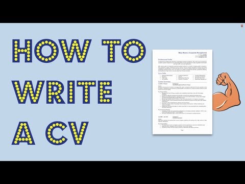 How to write a CV [Get noticed by employers]