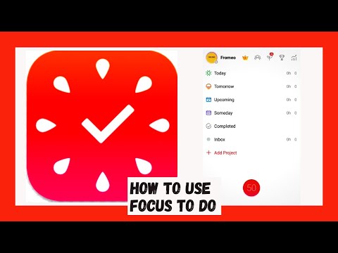 HOW TO USE FOCUS TO DO APP | POMODORO TECHNIQUE APP EXPLAINED | FOCUS TO DO | PEAK PRODUCTIVITY