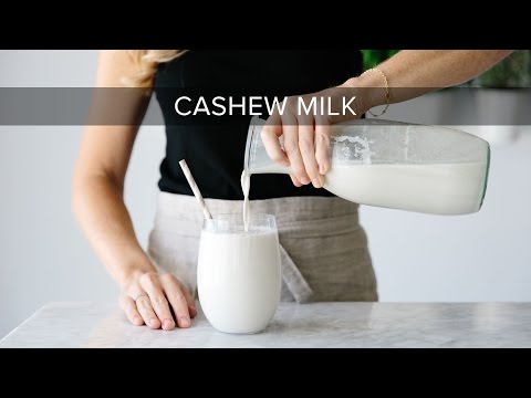 HOW TO MAKE CASHEW MILK | dairy-free, vegan nut milk