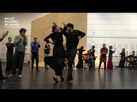 DÍA INTERNACIONAL DEL FLAMENCO 2019. Ballet Nacional de España. Ensayos de Electra.