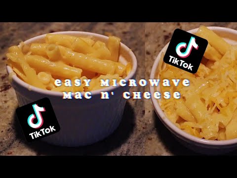 EASY TIK TOK MICROWAVE MAC N&#039; CHEESE