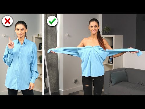 Reuse your Old Clothes with these 12 Fashion DIY Hacks