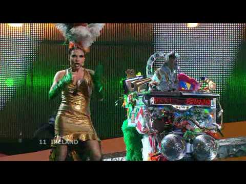 Eurovision 2008 Semi Final 1 11 Ireland *Dustin The Turkey* *Irlande Douze Pointe* 16:9 HQ