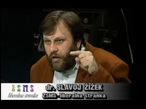 Slavoj Zizek - 1990 election debate in Slovenia - Second round [English subs]