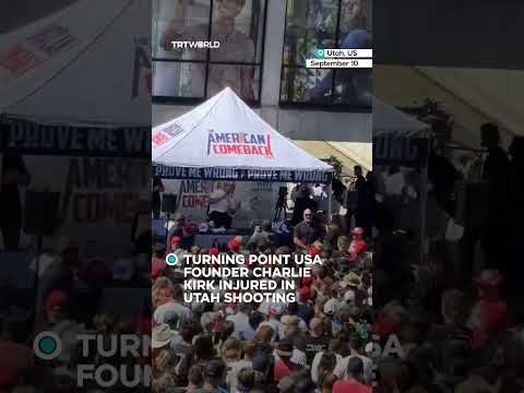 Turning Point USA founder Charlie Kirk injured in Utah shooting