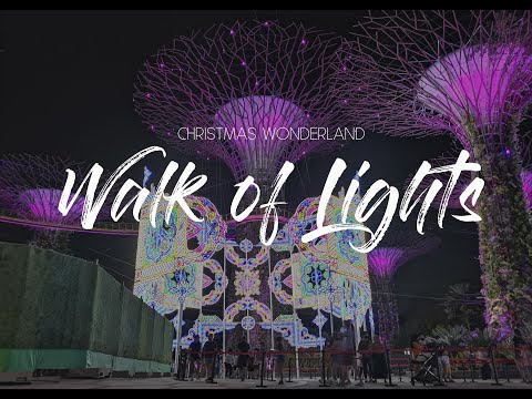 Walk of Lights at Gardens by the Bay | Christmas Wonderland 2020 | Singapore