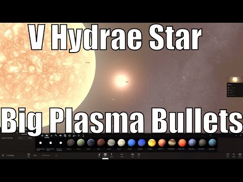 V Hydrae Mystery - Carbon Star That Shoots Giant Plasma Bullets - Universe Sandbox²