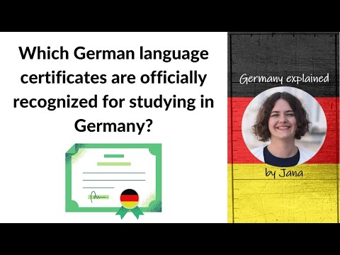 Studying in Germany: Which German language certificate do I need? #HalloGermany