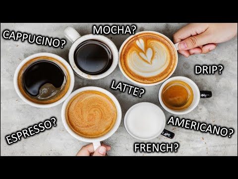 What are the different types of coffee?