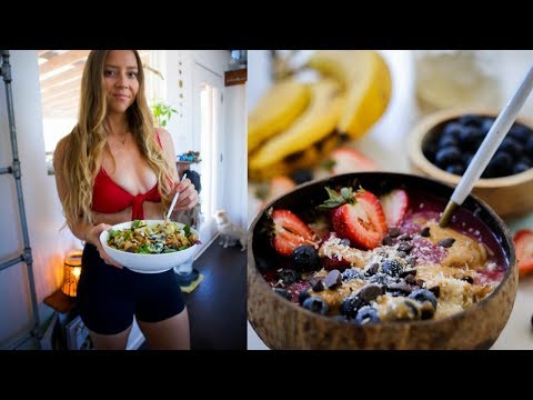 WHAT I EAT IN A DAY TO STAY LEAN &amp; HEALTHY 🍓