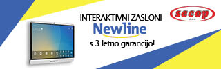Interaktivni zasloni Newline s 3-letno garancijo