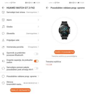 Posodobitev Huawei Watch GT 2