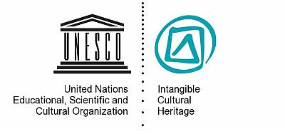Unesco Intangible Cultural Heritage logo.