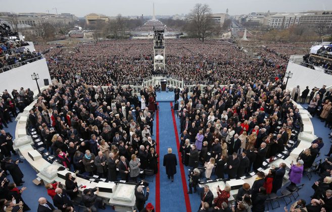 Donald Trump ob izvolitvi v Washington D.C.