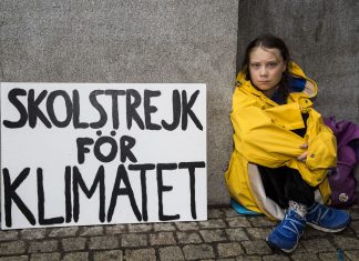 Svet Evrope pozval k ukrepom za mlade, ki se borijo proti klimatskim spremembam Greta z začetki podnebnega štrajka