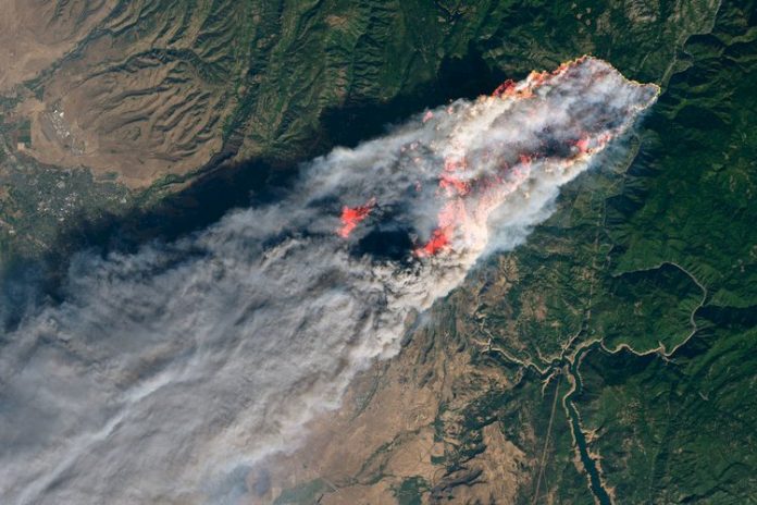 Satelitska slika požara