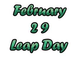 Napis februar 29 prestopno let