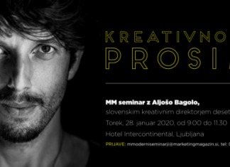 MM seminar z Aljošo Bagolo: Kreativnost, prosim MModerni seminar: Kreativnost prosim