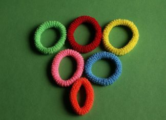 Gumica za lase se vrača Gumice za lase