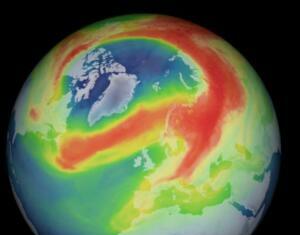 Znanstveniki na severnem polu zabeležili največjo ozonsko luknjo do sedaj ozonska luknja