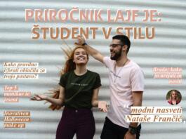 Naslovnica e-priročnik Bodi študent v stilu: modni nasveti za mlade za leto 2020/21