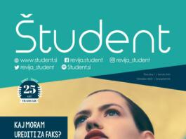 Naslovnica Revija Študent, oktober 2021