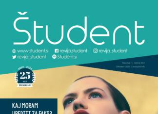Kaj moram urediti za faks? Naslovnica Revija Študent, oktober 2021