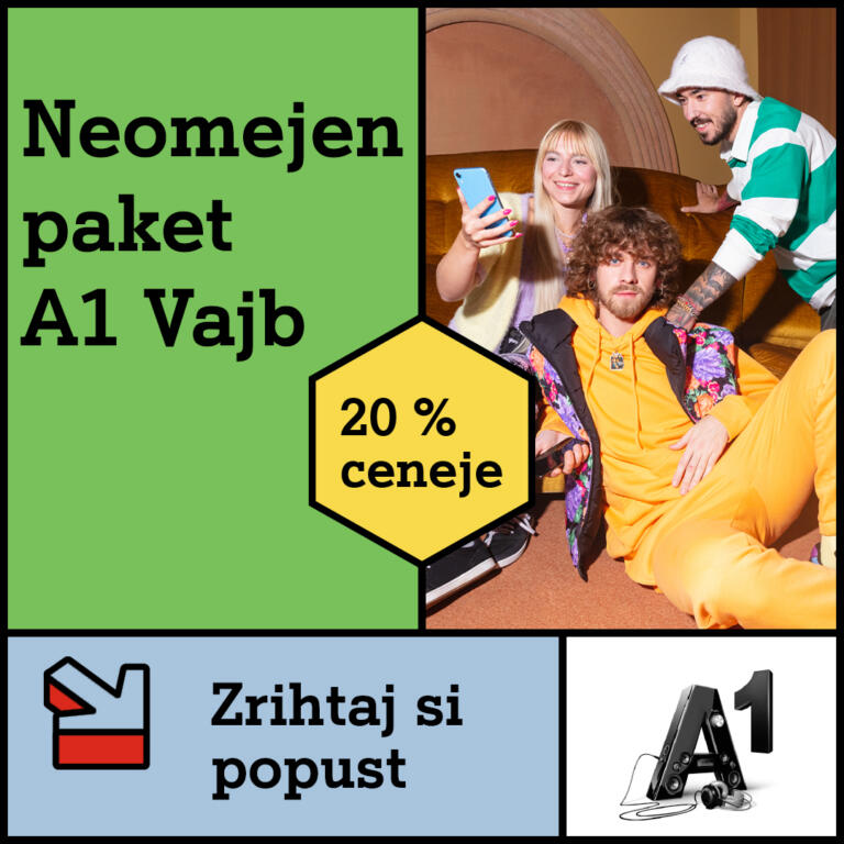 Oglas za paket A1 Vajb
