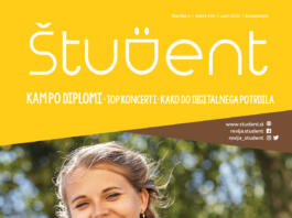 Naslovnica revije Študent 4/XXV, april 20022