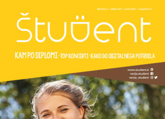 Magisterij ali služba? Naslovnica revije Študent 4/XXV, april 20022