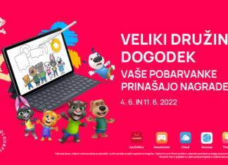 Vaše pobarvanke prinašajo nagrade huawei dogodek