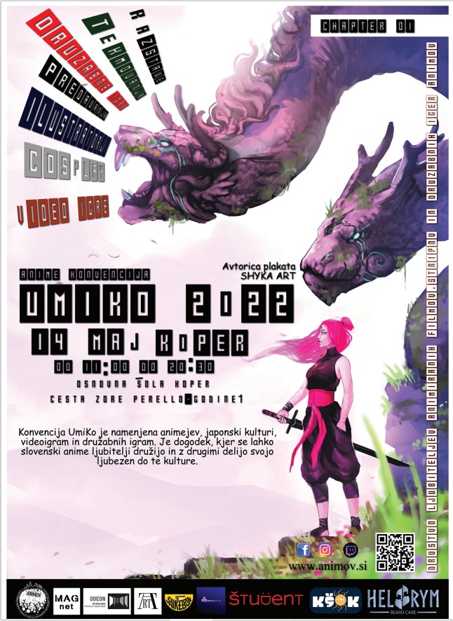 Plakat za dogodek UmiKo 2022
