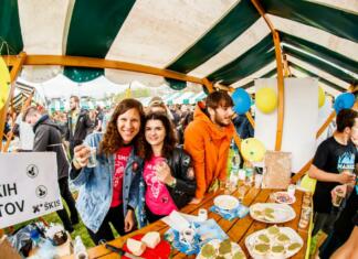 Le še en dan nas loči do Škisove tržnice Objeti punci za stojnico