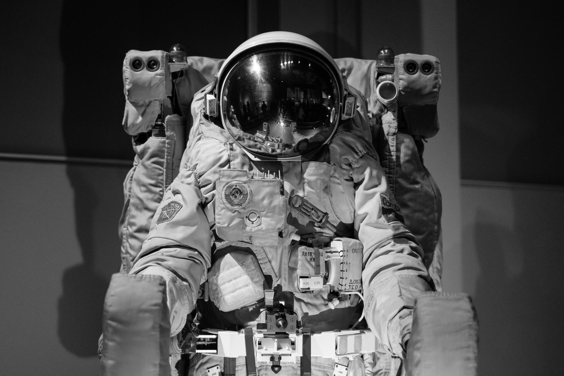 astronaut, cosmonaut, space suit